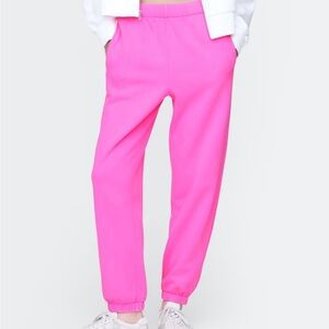 Womans Pink Jogger sweatpants